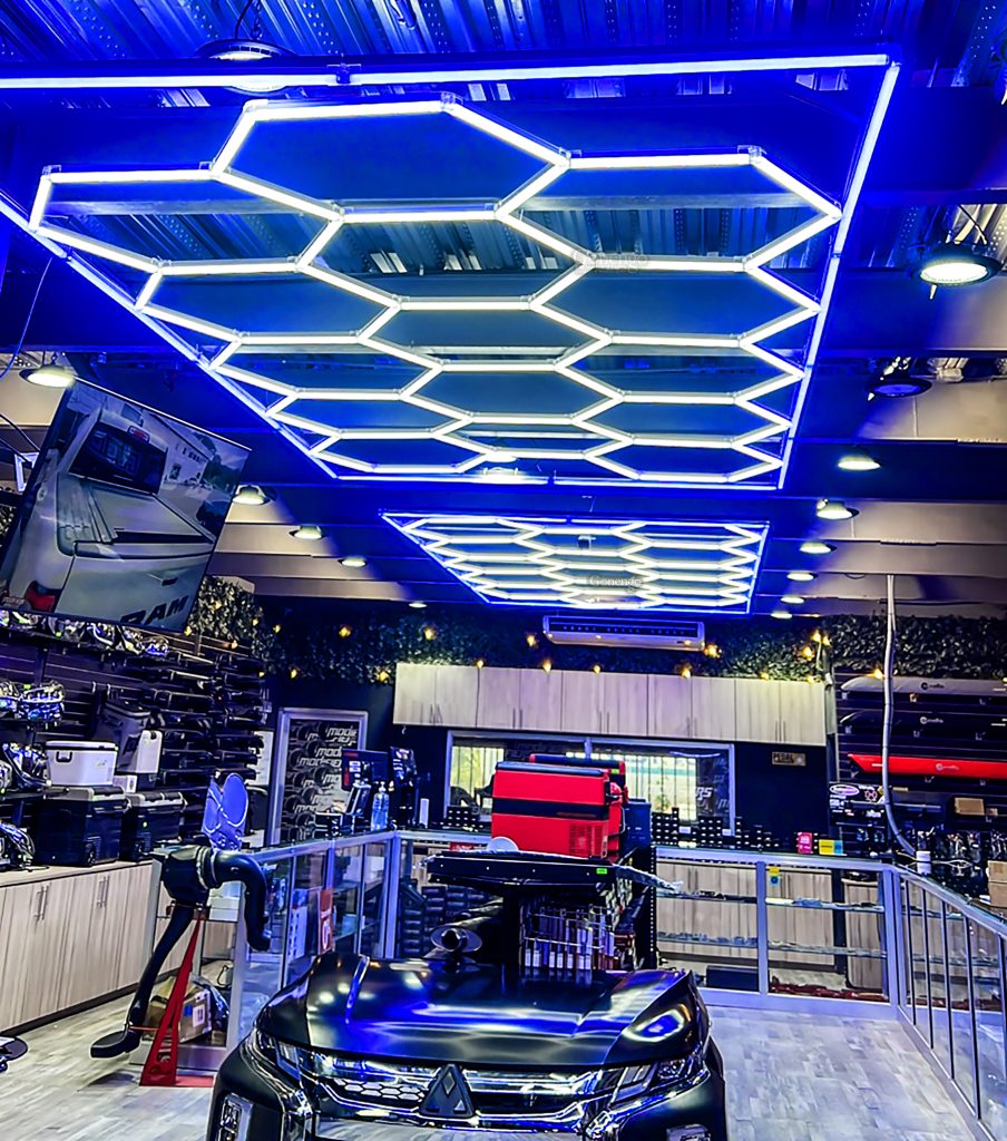 Convenience and Control Gonengo RGB Hexagon LED Lights At Your Fingertips 7 hexagon led rgb lights 1