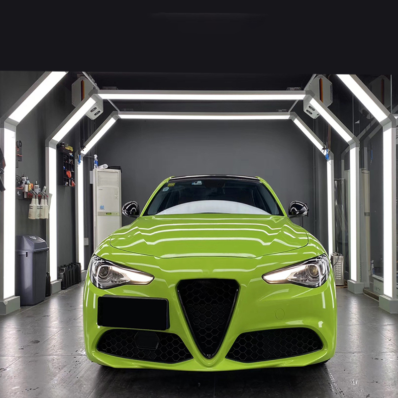 How does light impact the accuracy of color matching during car detailing? 8 tunnel lighting