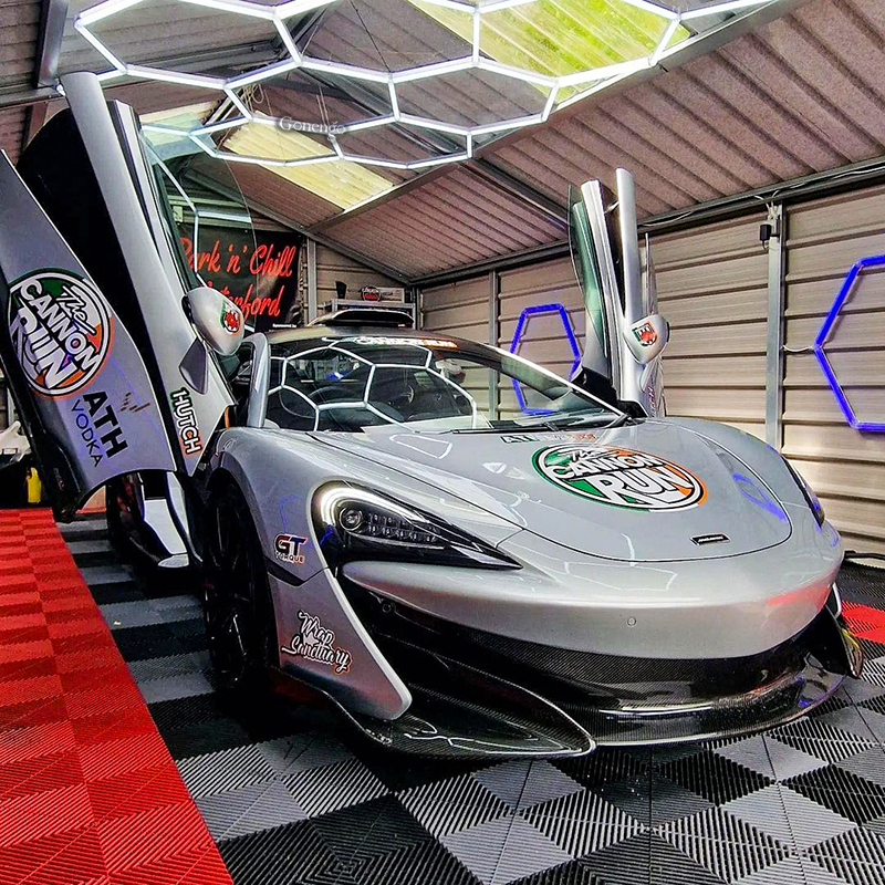 Why Make Hexagonal Lighting Part of Your Dream Garage? 9 hexagonal lighting