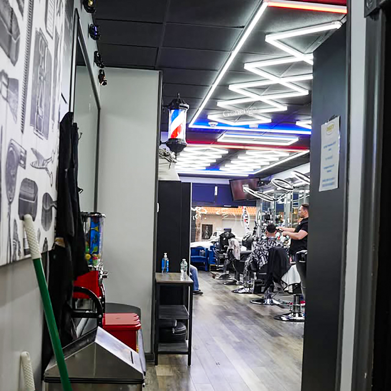 diamond LED lights for lighting barber shop