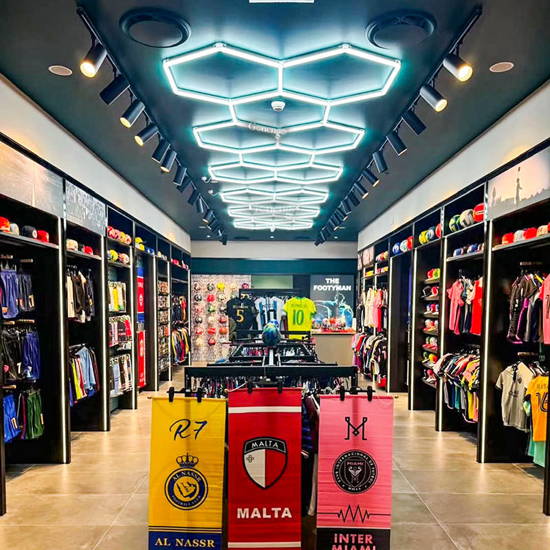 hexagon LED lights for lighting shop