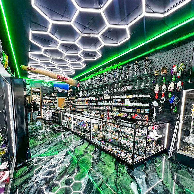 hexagon LED lights