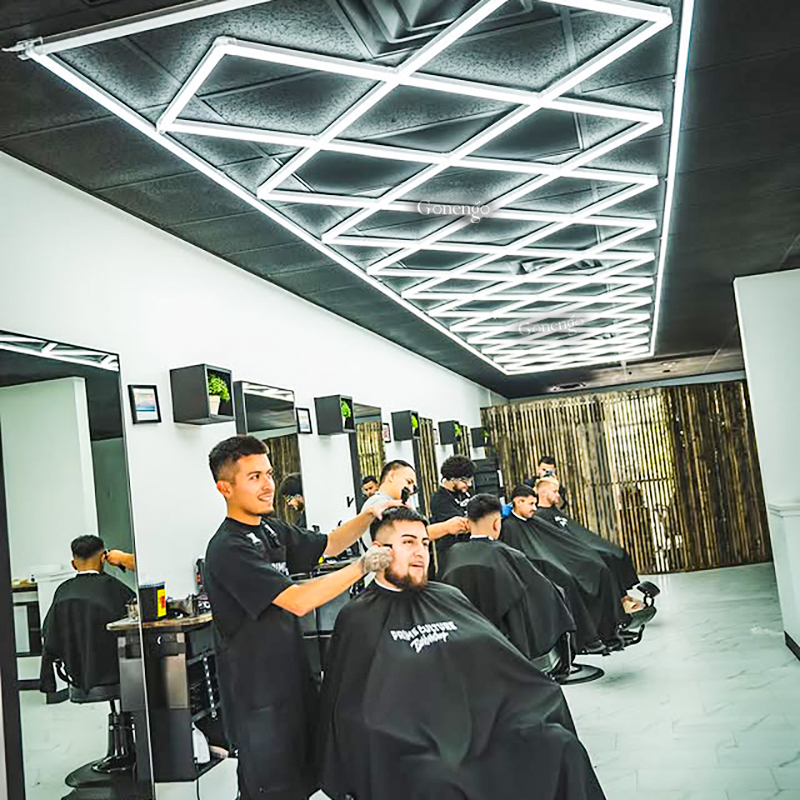 diamond LED lights for barber shop