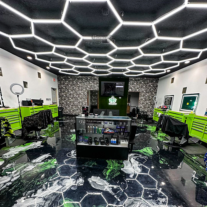 hexagon LED lighting