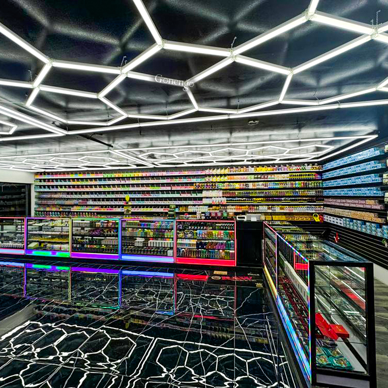 hexagon LED lighting