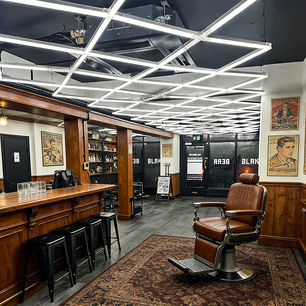 diamond LED lights for barbershop