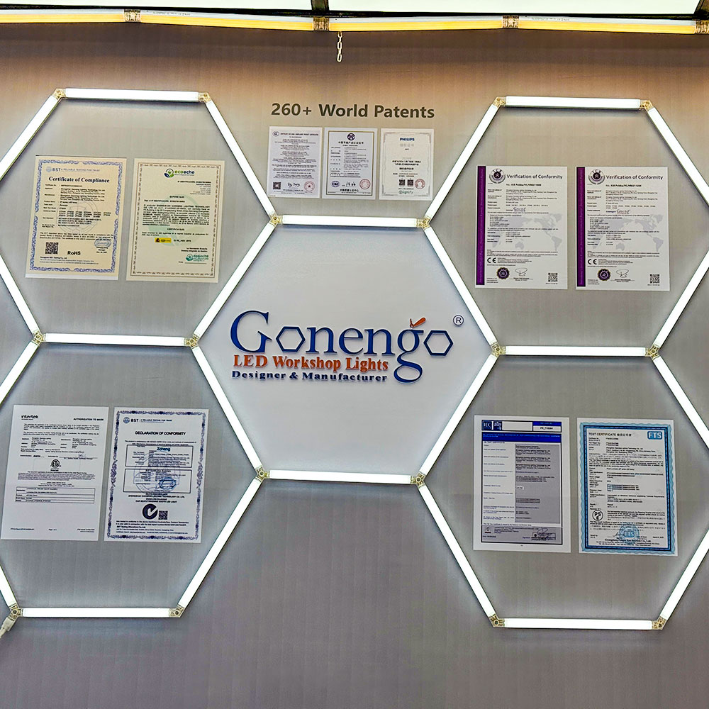 What is the best barber shop interior lighting? 8 hexagon LED lighting