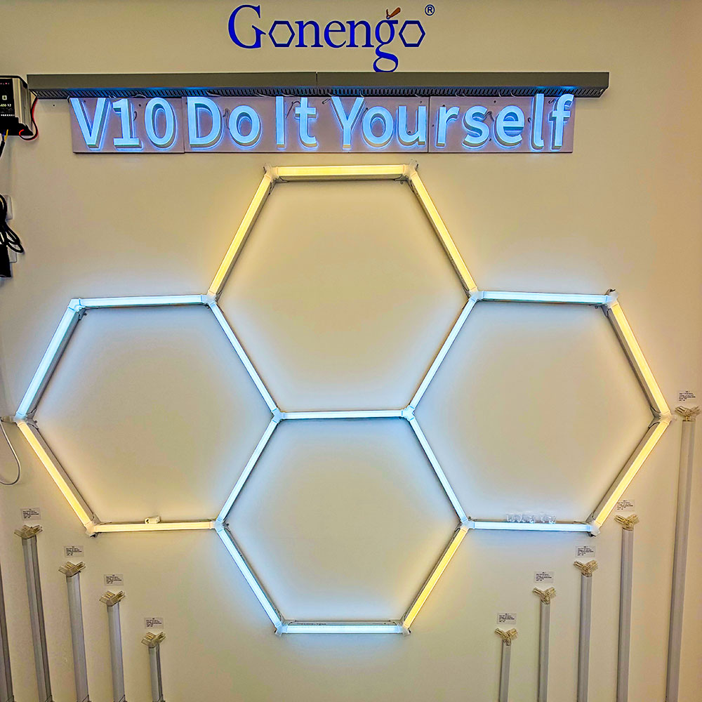Gonengo Geometric LED Lights Shine in Frankfurt Day 3! 8 geometric-LED-lights-for-car-workshop