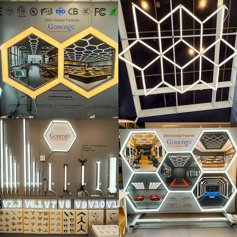 hexagon LED lights