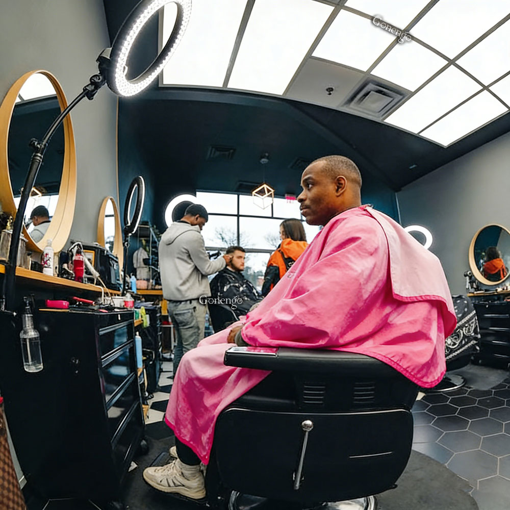 How to create a stylish barber shop ceiling? 8 ceiling-panel-lights-for-hair-salon