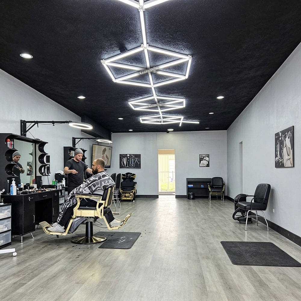 geometric-LED-lights-for-barber-shop