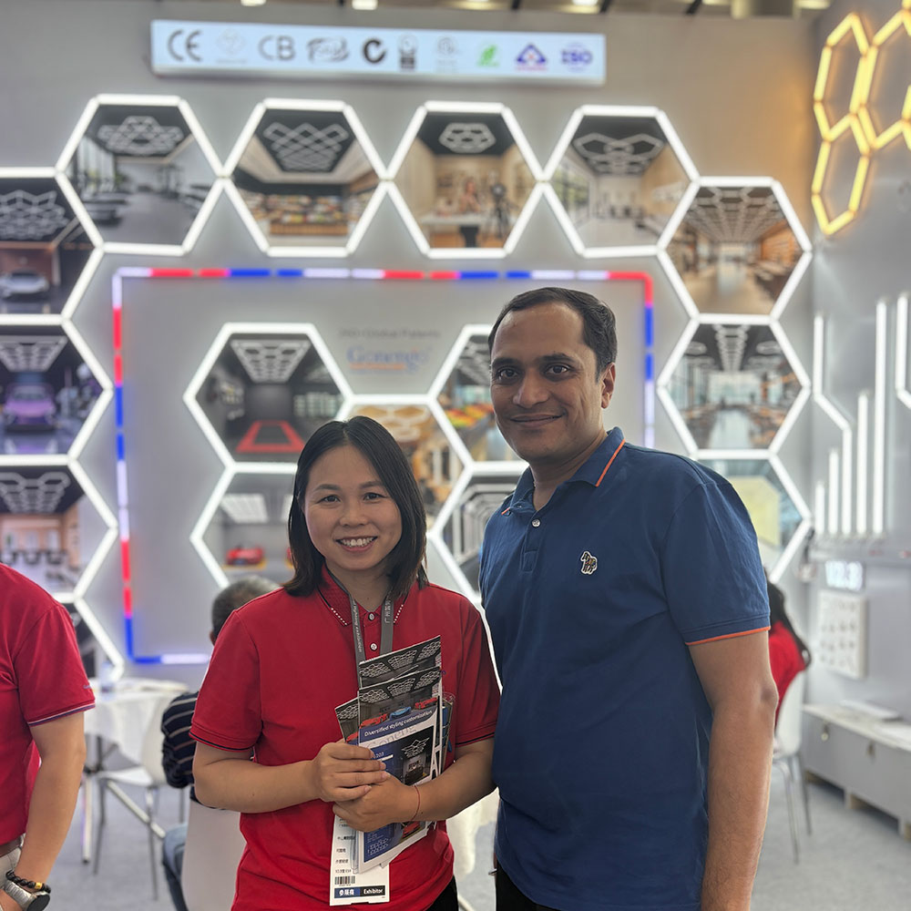 Gonengo Geometric LED Lights Masterpieces at GILE 2026! 8 LED-workshop-lights-for-car-shop