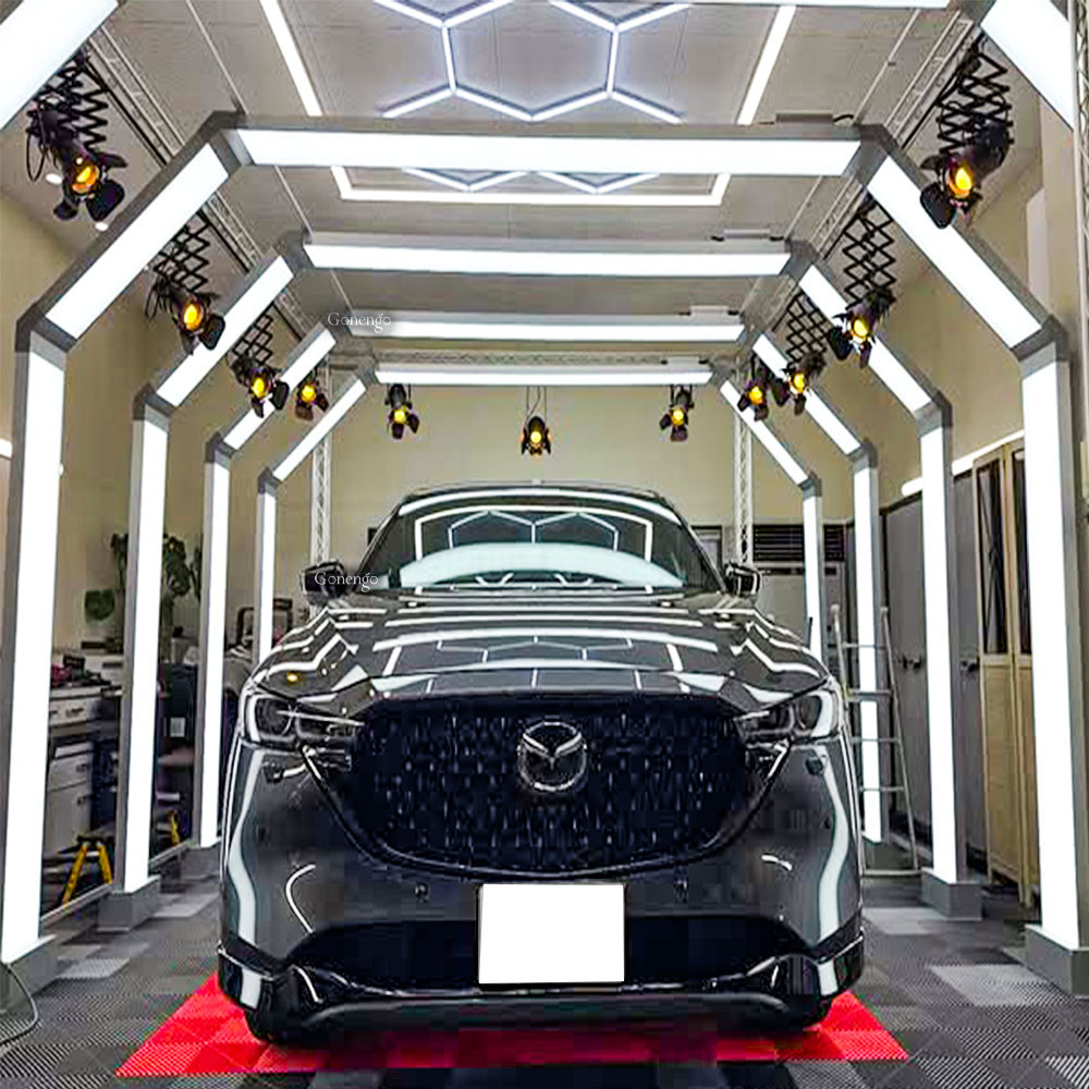 What lighting reduces shadows for car detailing? 7 tunnel-lights-for-car-shop