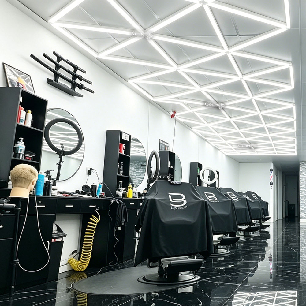 geometric-LED-lights-for-barber-shop
