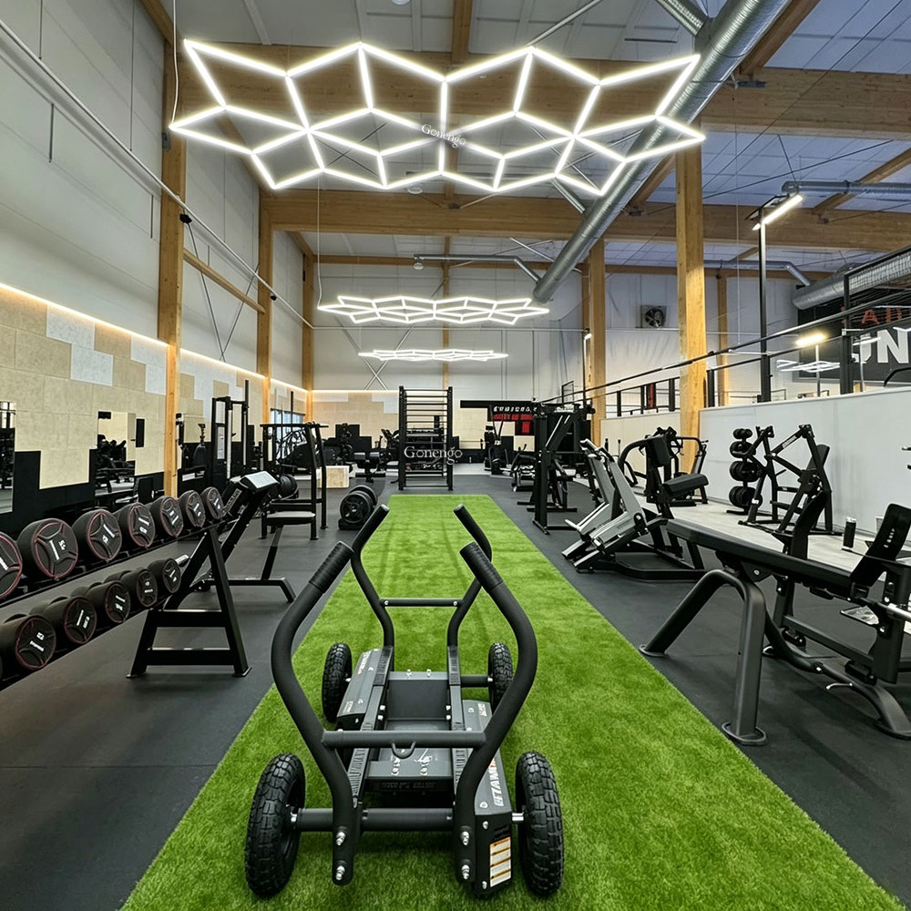 Best Durable Lighting for Training Gyms 8 geometric-LED-lights-for-gym