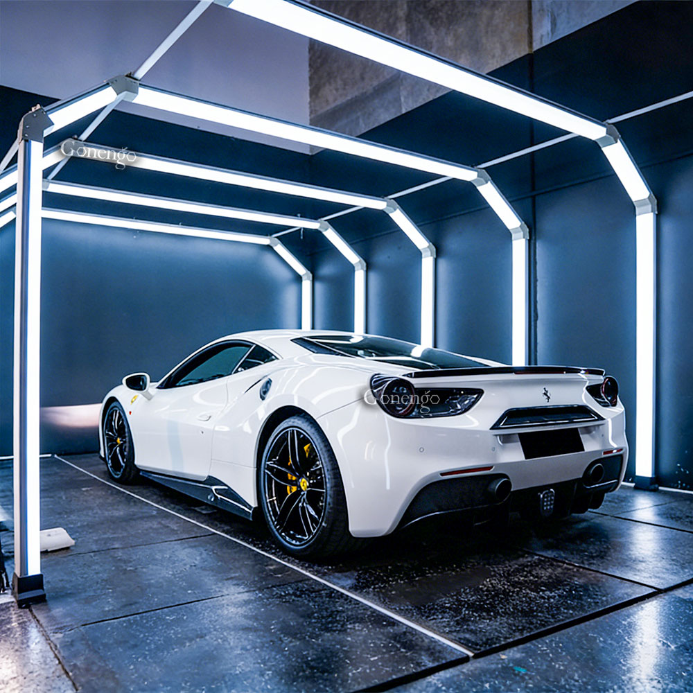 What are the best lights for car service areas? 7 light-tunnel-for-car-workshop