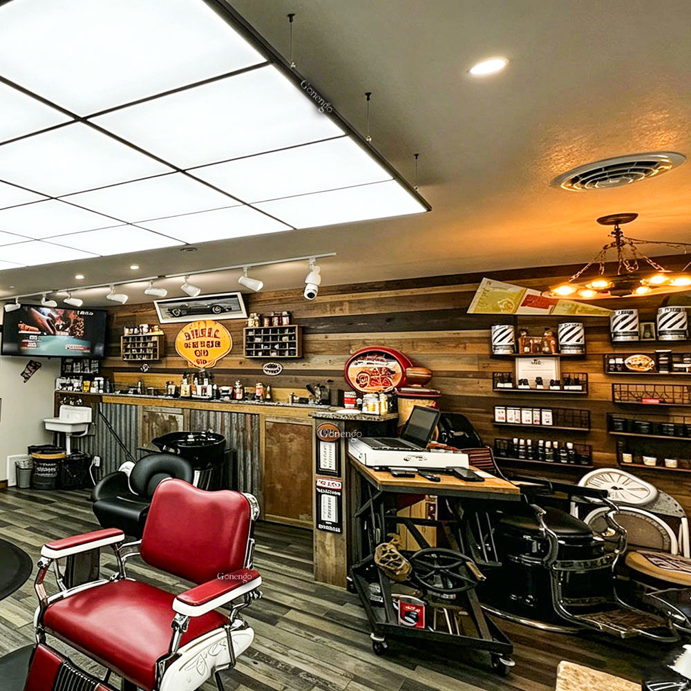 What lights are most durable for barbershops? 7 panel-lights-for-barbershop