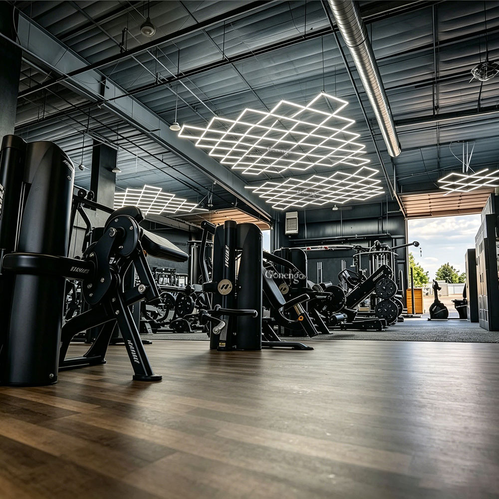 How to choose the best durable gym lighting design for a gym? 7 diamond-LED-lights-for-gym