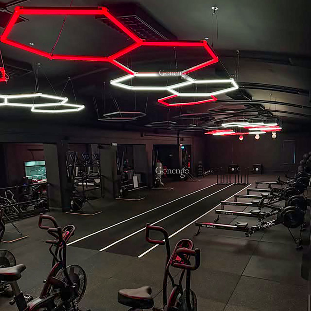 How do you choose durable gym lighting? 8 honeycomb-LED-light-for-gym