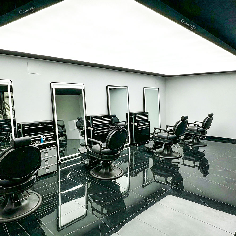 What are the best durable ceiling lights I choose for my barbershop? 9 light-box-for-barber-shop