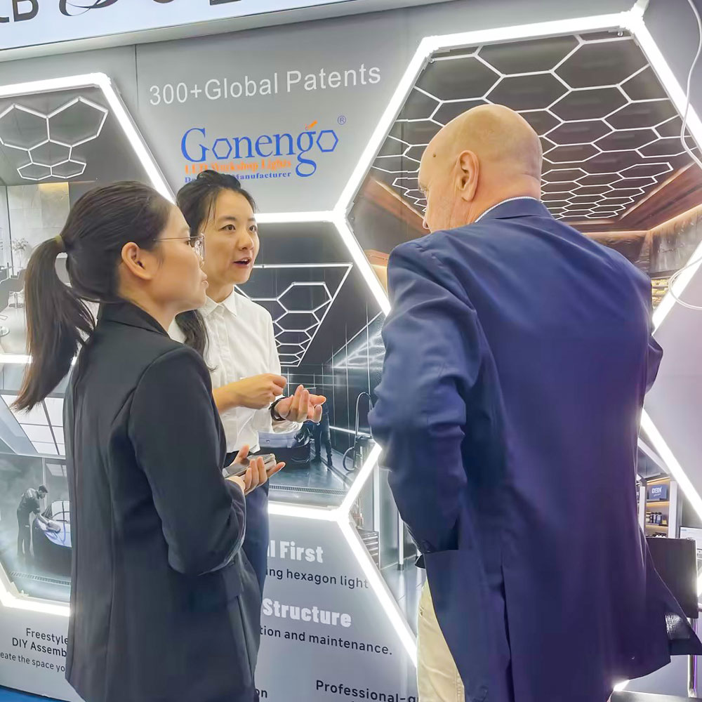 Day 1 Brings New Energy to HK Lighting Fair 2026! 9 hexagon-LED-lights-for-garage-ceiling