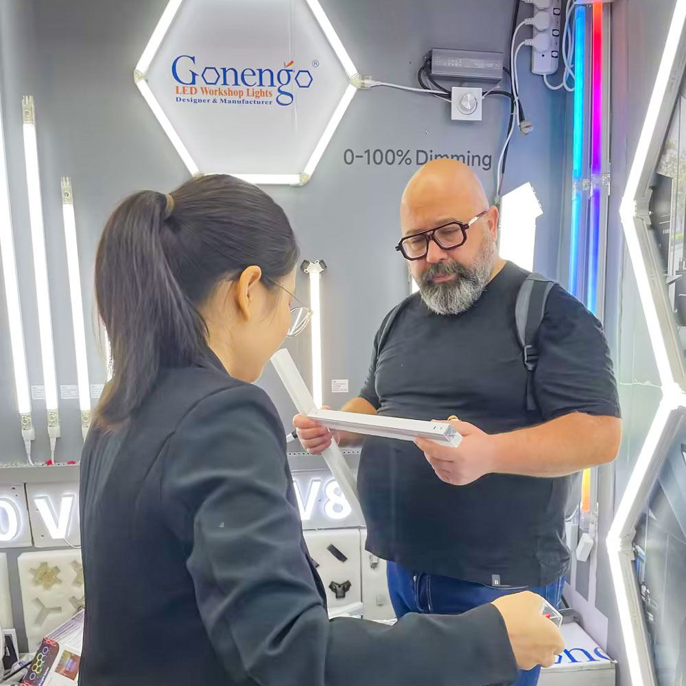 Day 1 Brings New Energy to HK Lighting Fair 2026! 8 hexagon-LED-lights-for-garage-lighting-idea