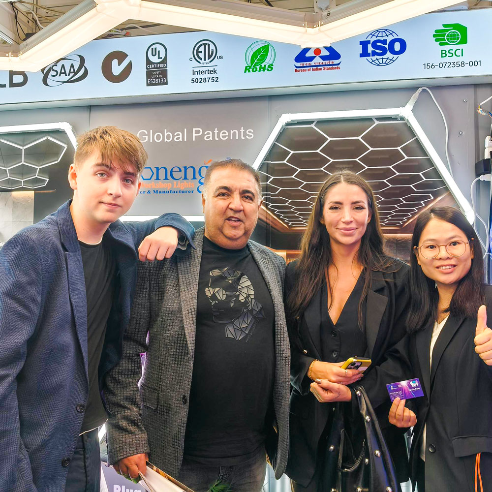 Day 3 Brings Fresh Energy to HK Lighting Fair 2026! 7 hexagon-garage-lights-for-lighting-idea-design
