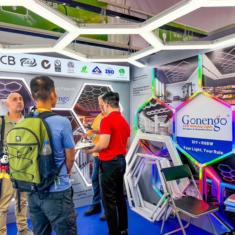 hexagon-lights-for-car-shop