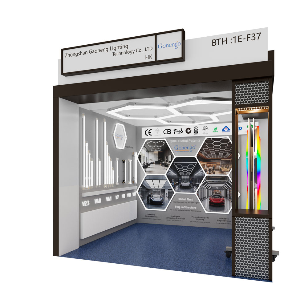 Don't Miss HK Lighting Fair 2026 This Week! 7 hexagon-lights-for-garage-lighting-idea