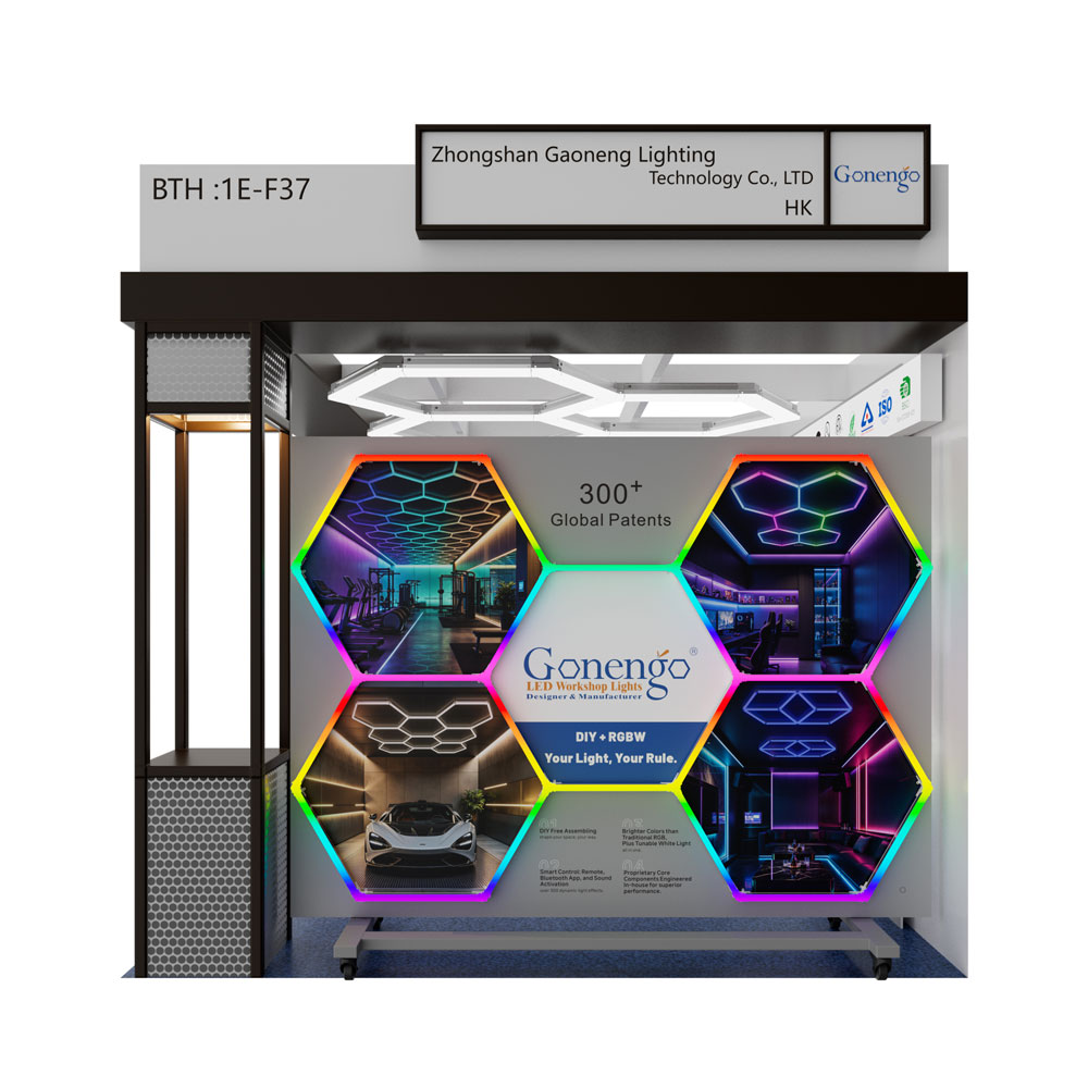Don't Miss HK Lighting Fair 2026 This Week! 8 hexagon-lights-for-garage-lighting-idea-design